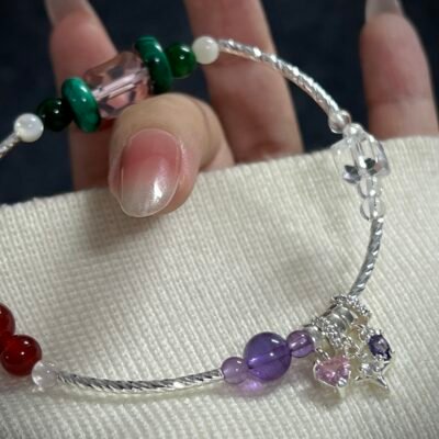 Passionate Red Agate and Malachite