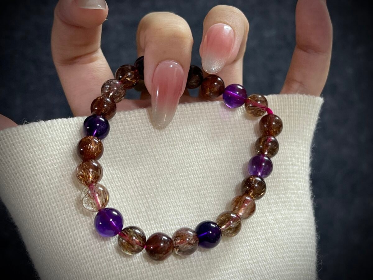 Super Seven Black Gold Crystal – Fits All Zodiac Signs