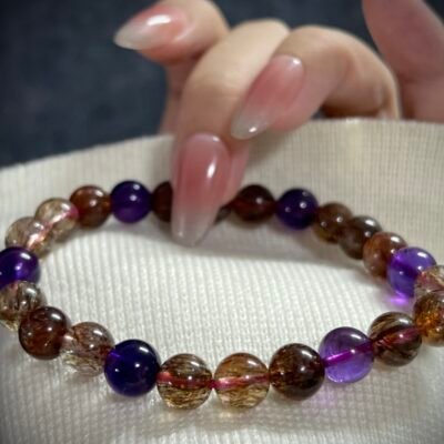 Super Seven Black Gold Crystal – Fits All Zodiac Signs