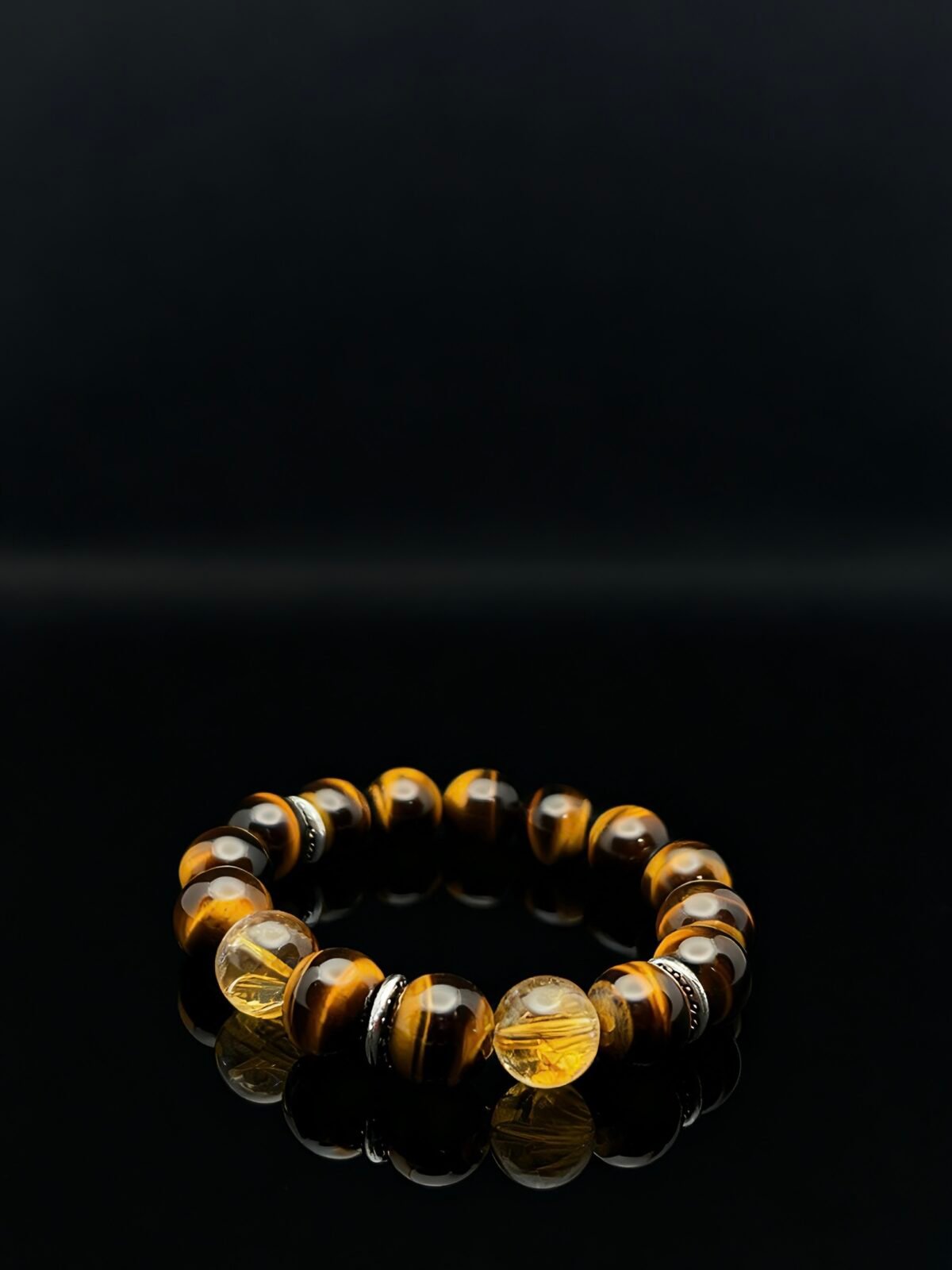 The Eye of the Brave — Tiger’s Eye crystal& Citrine