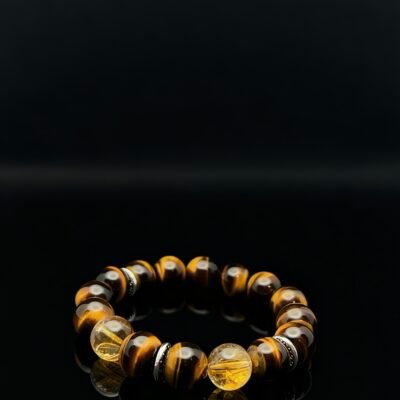 The Eye of the Brave — Tiger’s Eye crystal& Citrine