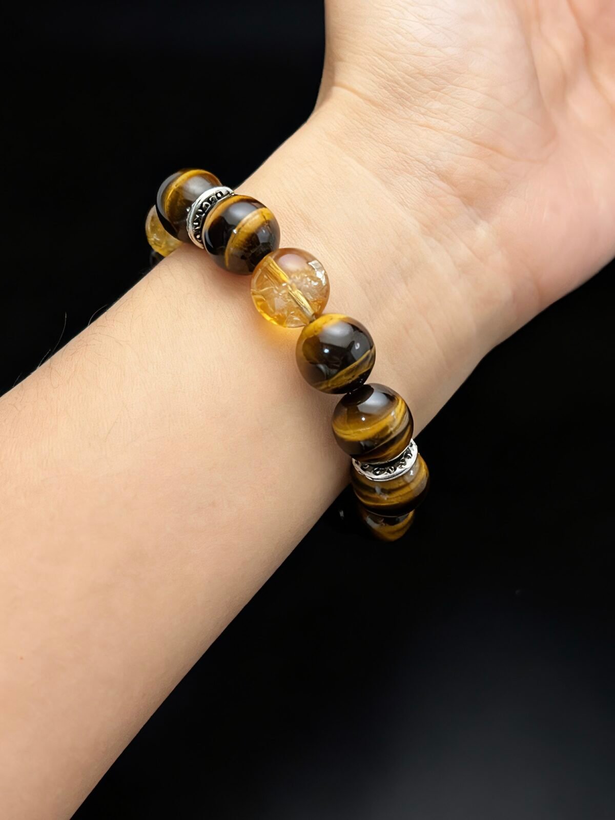 The Eye of the Brave — Tiger’s Eye crystal& Citrine