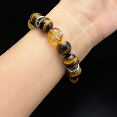 The Eye of the Brave — Tiger’s Eye crystal& Citrine