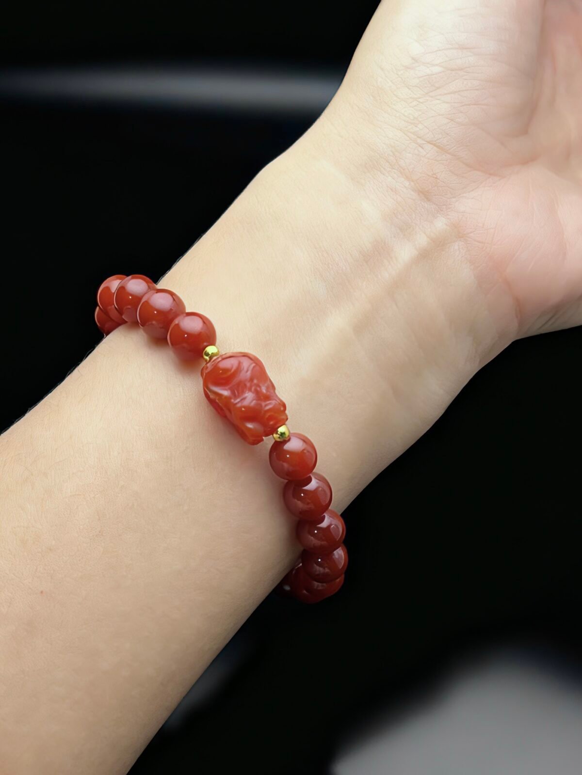 Red Agate from Southern China with Pixiu