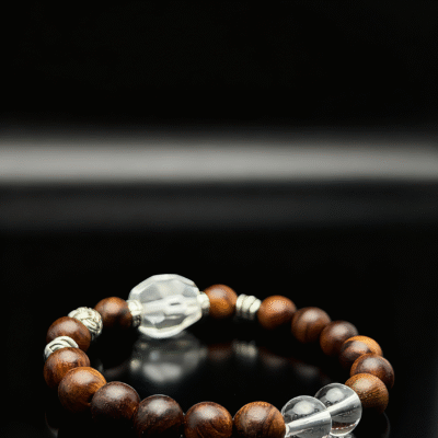 Aroma Grace — Sandalwood Bracelet with 925 Silver