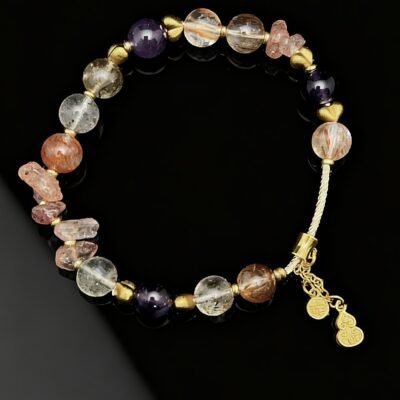 Gather Fortune — Black Gold Alloy Bracelet