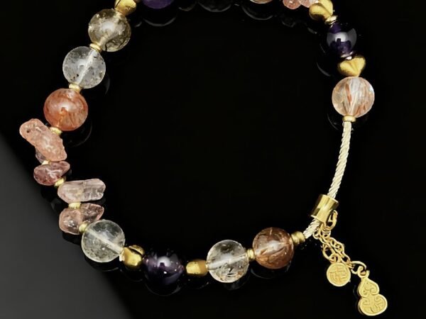 Gather Fortune — Black Gold Alloy Bracelet