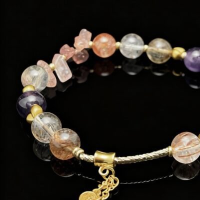 Gather Fortune — Black Gold Alloy Bracelet