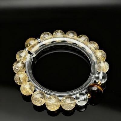 Windfall Luck — Golden Rutilated Quartz Bracelet