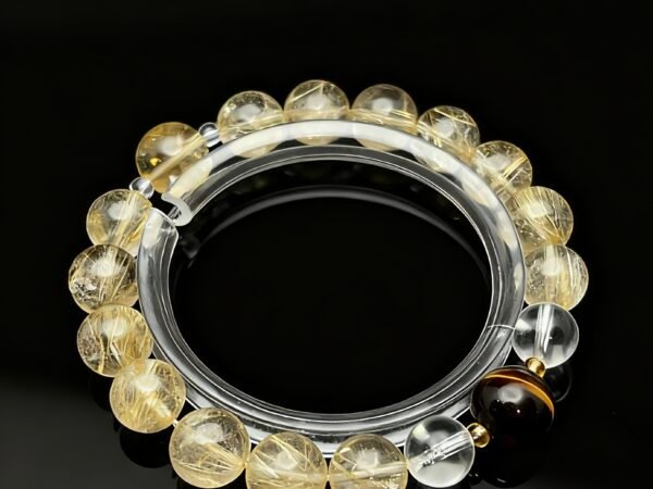 Windfall Luck — Golden Rutilated Quartz Bracelet