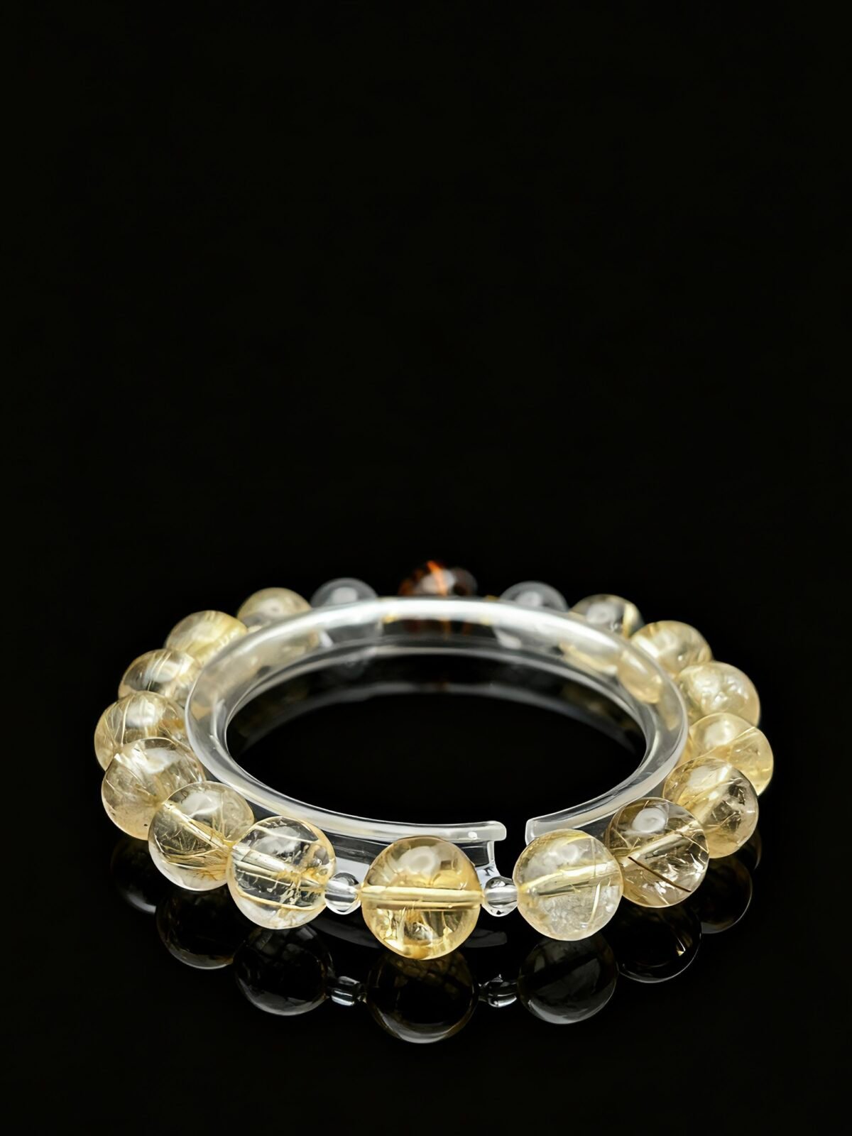 Windfall Luck — Golden Rutilated Quartz Bracelet