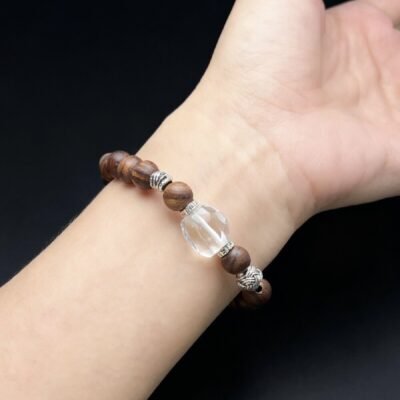 Aroma Grace — Sandalwood Bracelet with 925 Silver