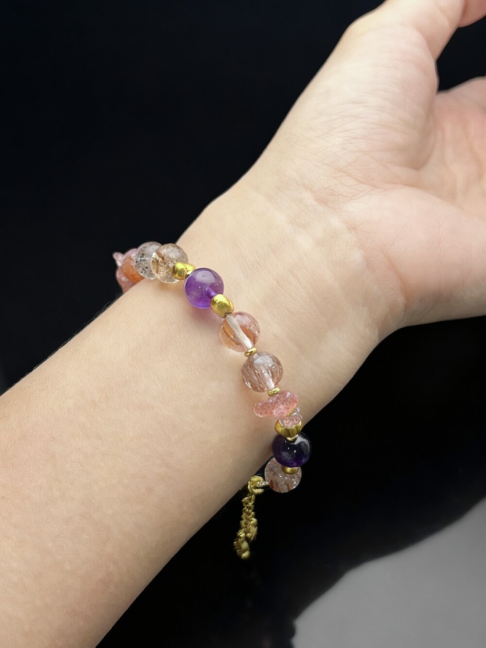 Gather Fortune — Black Gold Alloy Bracelet