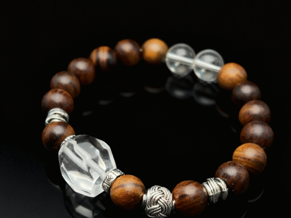 Aroma Grace — Sandalwood Bracelet with 925 Silver