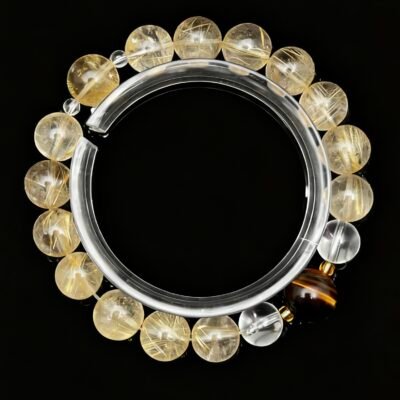 Windfall Luck — Golden Rutilated Quartz Bracelet