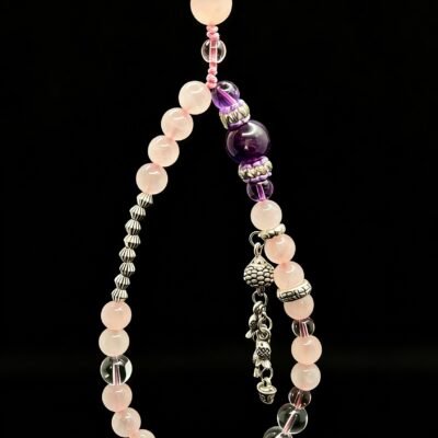The Benefactor’s Help — Rose Quartz Phone Charm