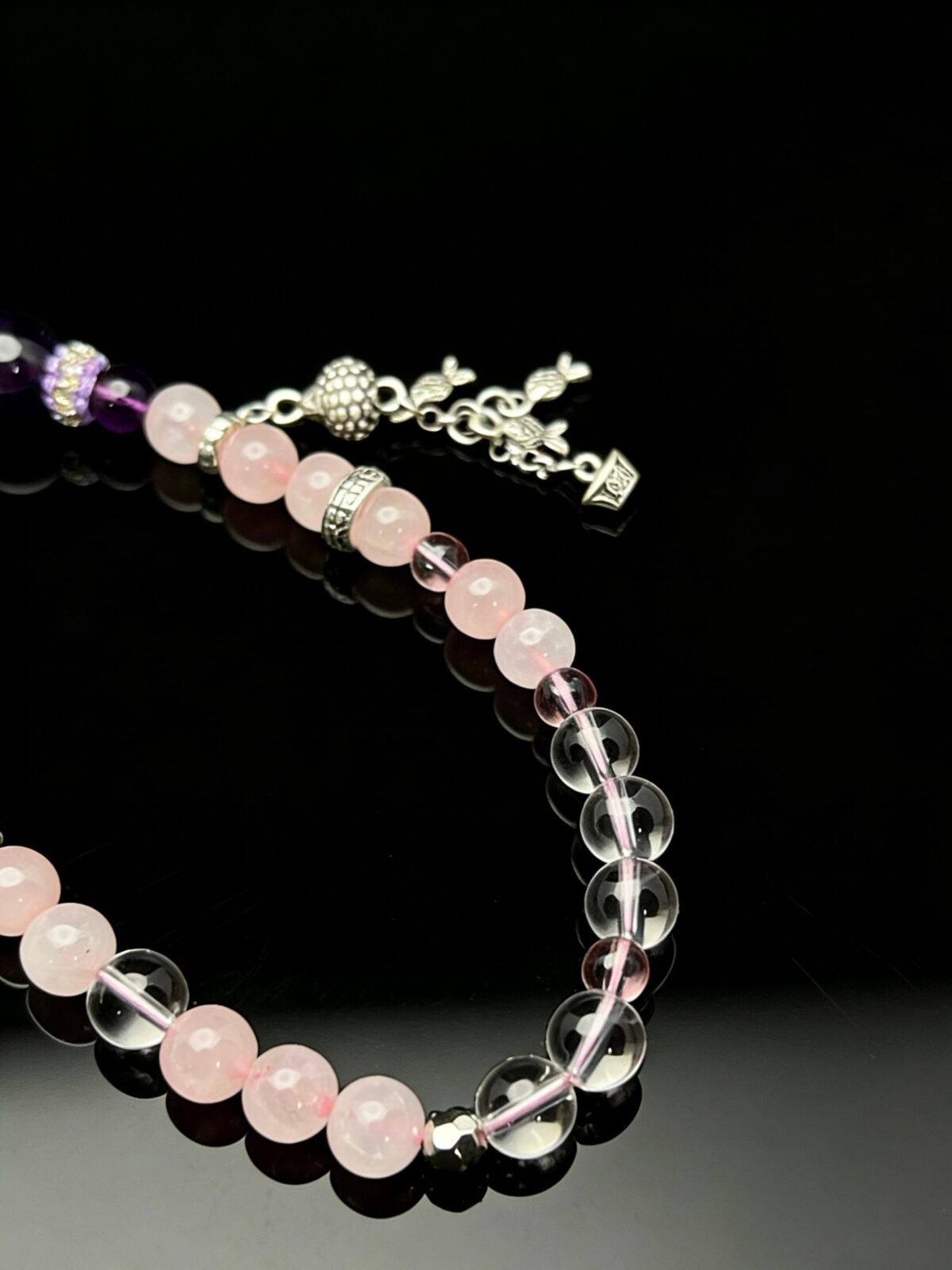 The Benefactor’s Help — Rose Quartz Phone Charm