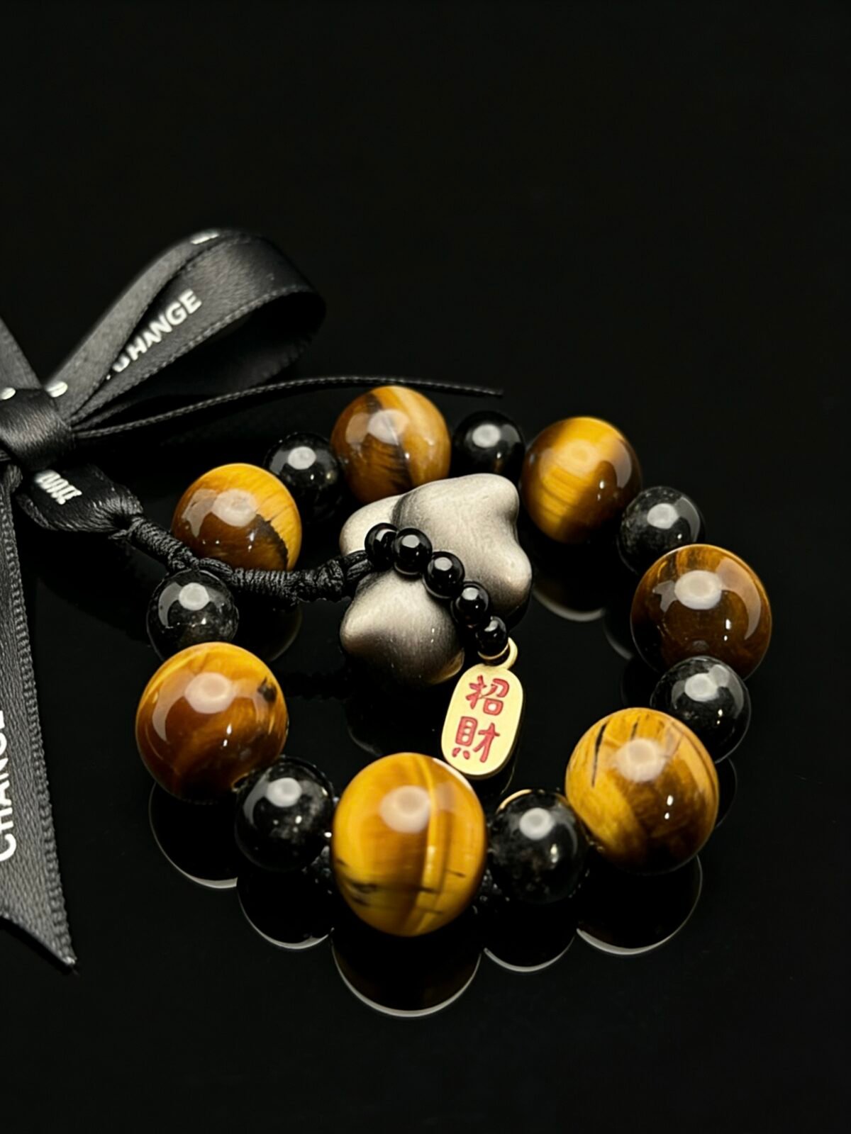 Great Fortune Yellow Tiger’s Eye Car Charm