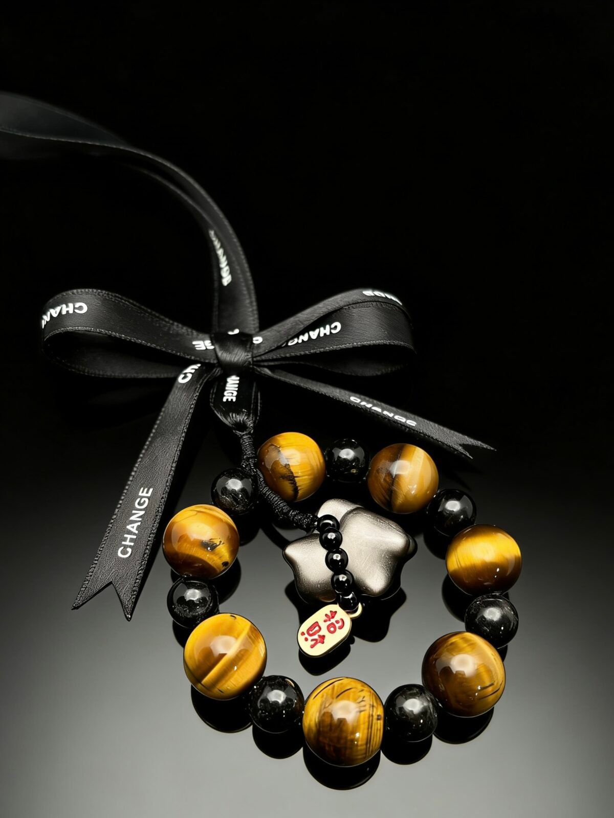 Great Fortune Yellow Tiger’s Eye Car Charm